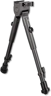 Lion Gears Tactical Pro Bipod, 8.5" to 10.6" Heigth Adjustable, with Adjustable Double Swivel (Side to Side Pivoting and Swivel) and QD Mounting Deck - SCOUT-POD