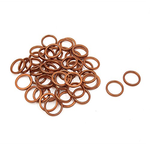 Junta de escape para moto que sella fugas de gas con anillo metálico de 39mm