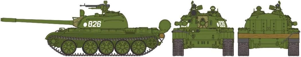 Tamiya 32598 Russian Medium Tank T55 1:48 Plastic Model Kit, Green