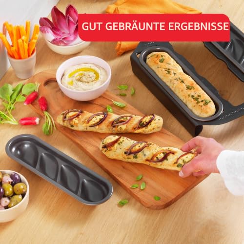 Set de 3 moules à madeleines Tefal Creabake J3079904 Rose – Ansicht 3