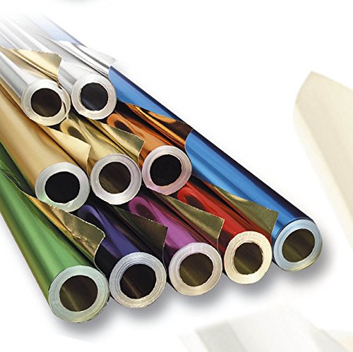 Preisvergleich Produktbild Metallfolie gold / rot