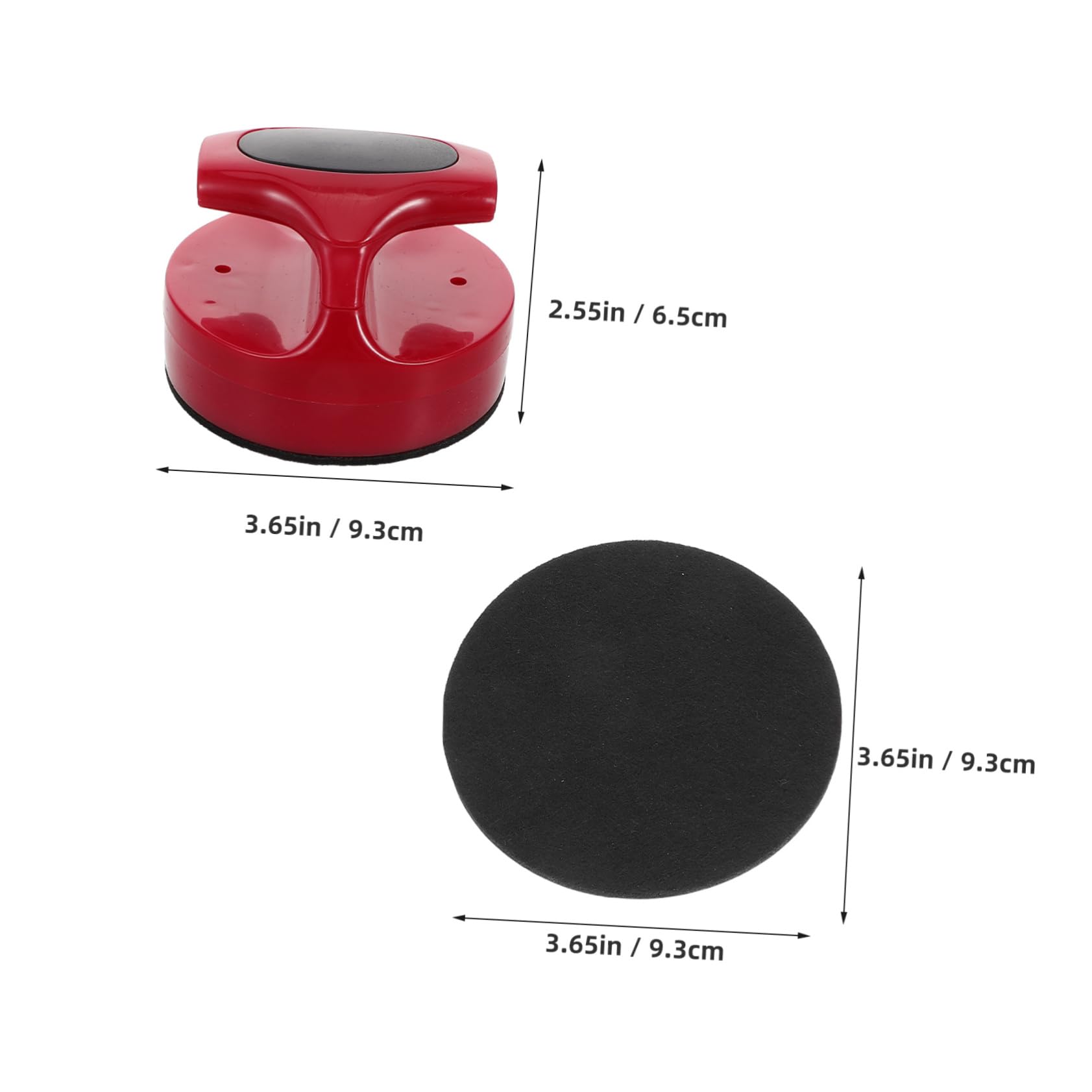 Gogogmee Replacement Lint Pads for Air Hockey Pusher Ice Hockey Paddle Accessories Self-Adhesive Design