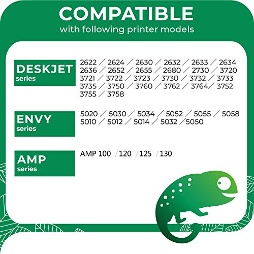 Coloretto Remanufactured Printer Ink Cartridge Replacement For Hp 65Xl To Use With Hp Deskjet 2622 2624 2652 2655 3720 3721 3722 3723 3732 3758,Envy 5052 5058 (1 Black+1 Color) Combo Pack #TOP1