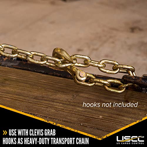 US Cargo Control Grade 70 Transport Chain Drum, 5/16 Inch x 550 Foot, Bulk Chain, Easily Secure Heavy Loads To A Truck Or Flatbed Trailer, 4,700 Pound Working Load Limit, Pallet Shipment Required - Thumbnail 6