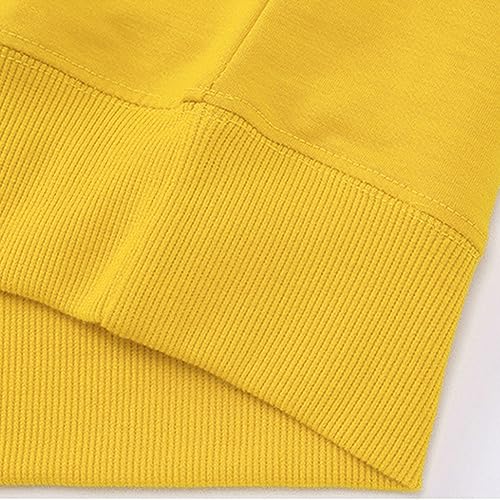 Boys' Zip Up Hoodie Sweatshirt Toddler Boys Girls Thanksgiving Sweatshirts Kids Fall Cotton Long (Yellow, 13-14 Years)2