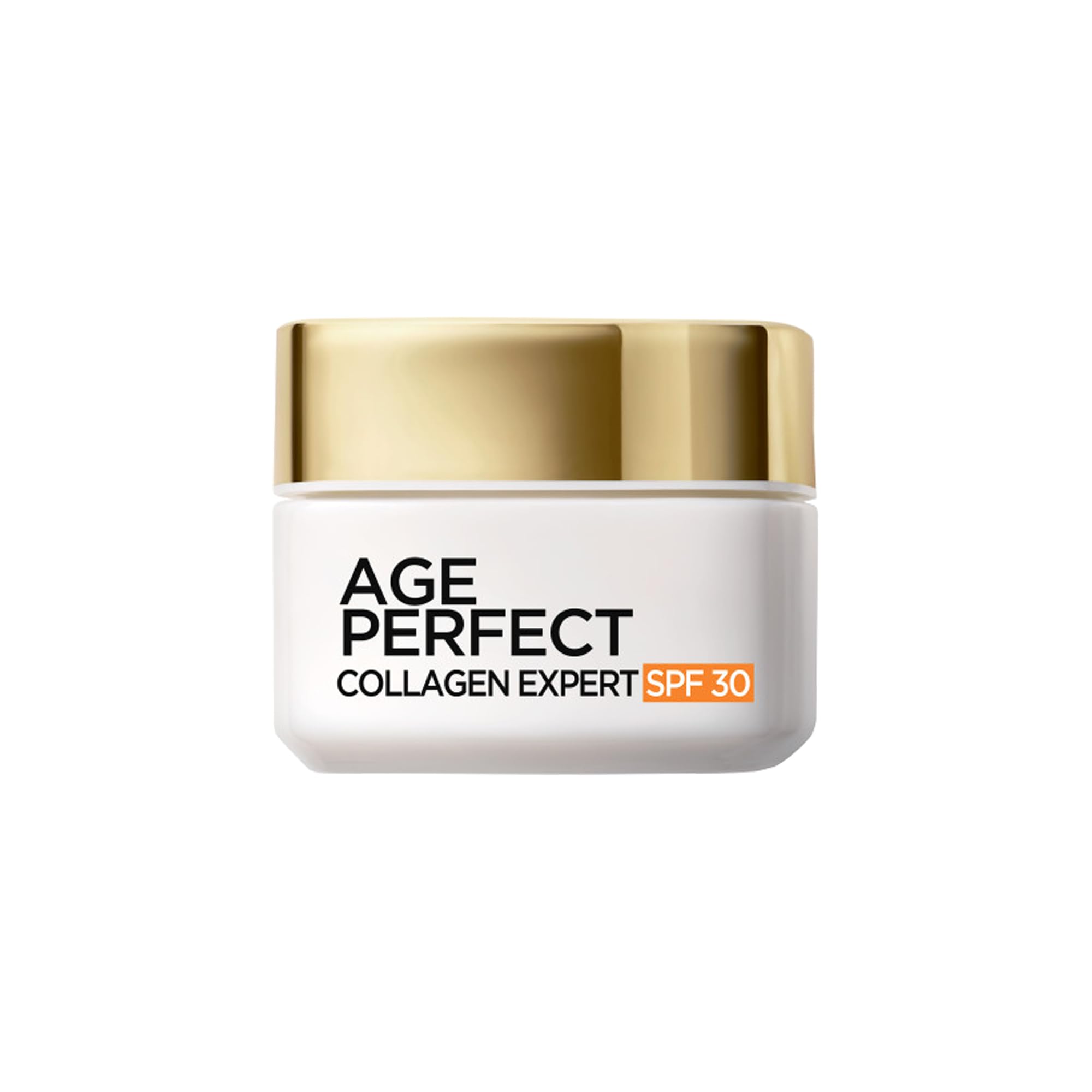 L'Oréal Paris Crema Viso Giorno Anti-​Età, Per Pelli Mature, Pelle Più Compatta e Levigata, Macchie dell'Età Ridotte, Con SPF30 e Peptidi di Micro-​Collagene, Age Perfect Collagen Expert, 50 ml