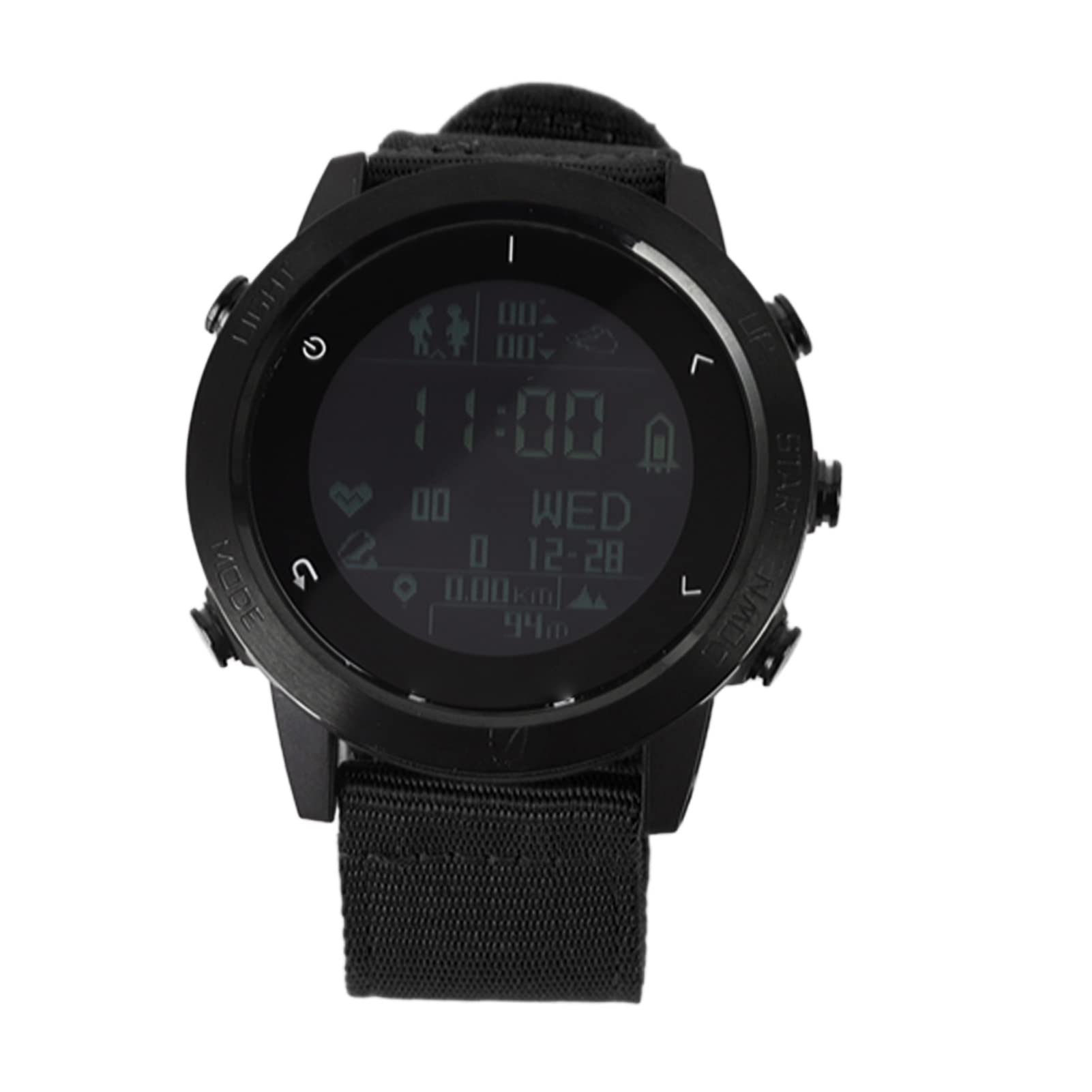 Orologio da uomo Smartwatch sportivo orologio subacqueo con GPS, altimetro, barometro, bussola, sveglia, orologio fitness impermeabile 10 ATM