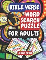 Bible Verse Word Search Puzzles For Adults Large Print B0BJ7XVLCC Book Cover