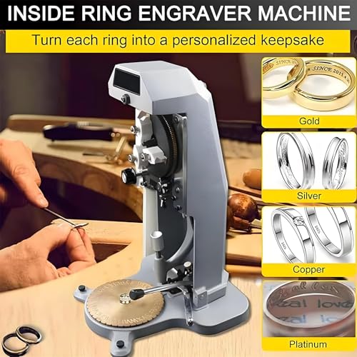 Máquina para grabar anillos por el interior con caracteres de 1,5-2,0 mm 3