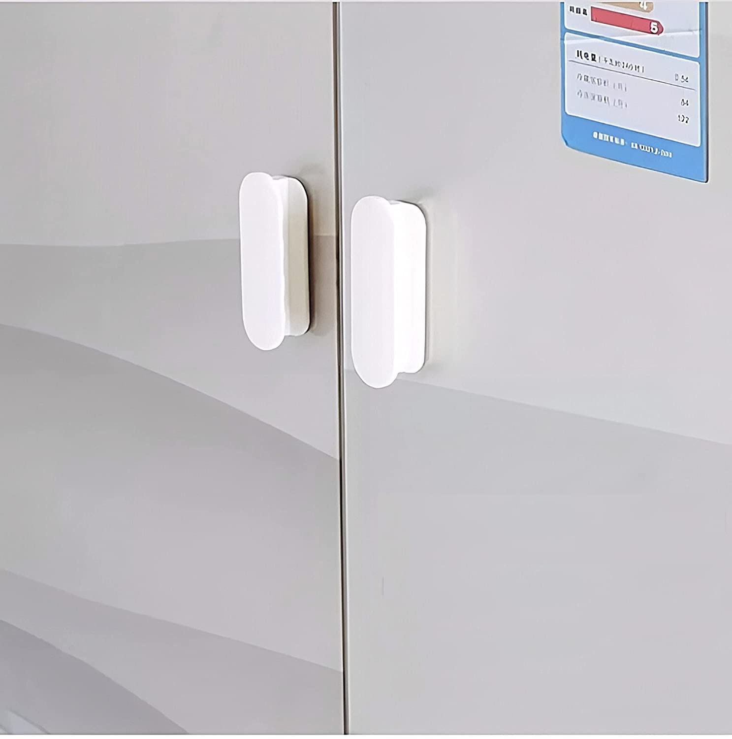 Upkaranwale Self Adhesive Peel And Stick Plastic Handles Pull Knob For Sliding Door, Drawer, Window, Commode And Cupboard Cabinet, Toilet Lid Handles,White (Pack Of 2),, Polished (B0BR18YM5N) Amazon Price History, Amazon Price Tracker
