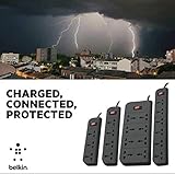 Belkin Essential Series 8-Socket Surge Protector Universal Socket with 6.5ft Heavy Duty Cable (Grey)