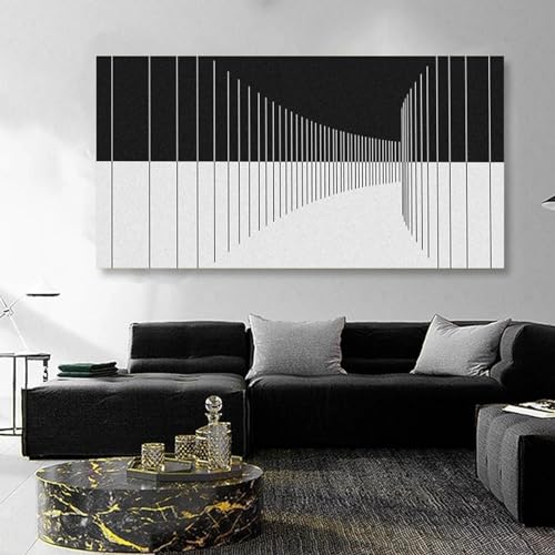 Affiches et impressions design géométrique toile 40x80cm