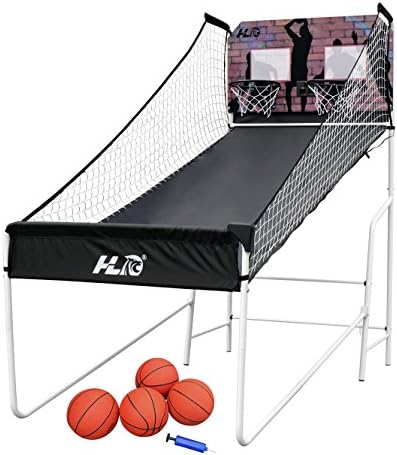 hlc Sports Double Electric Basketsball Shot 8-in-1 Two-player Arcade Electronic Basketball System