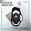 Logitech G G502 X LIGHTSPEED ماوس الألعاب اللاسلكية، LIGHTFORCE الهجين البصرية الميكانيكية مفاتيح، HERO 25 K استشعار الألعاب، متوافق مع MacOS، ويندوز والكمبيوتر، أسود