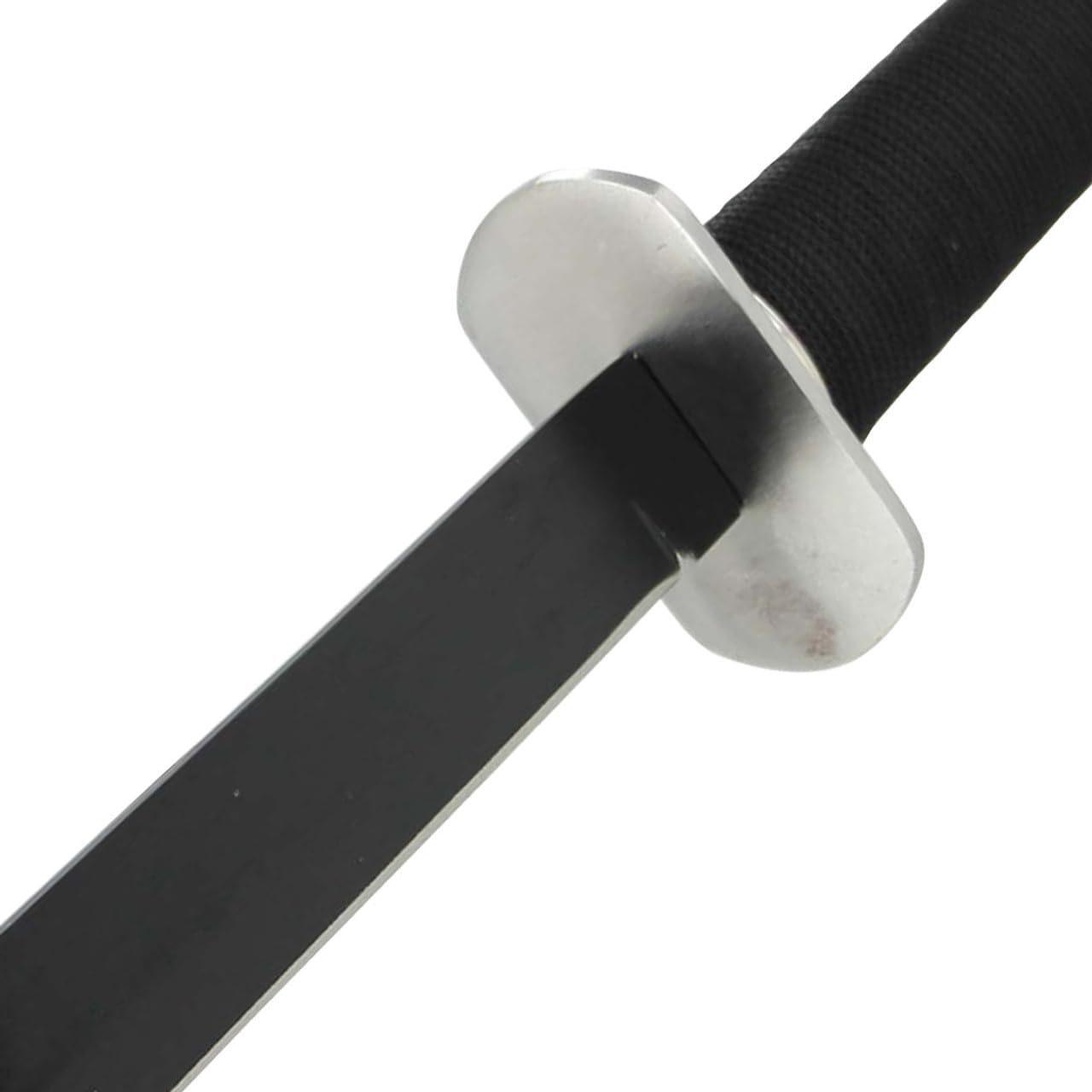 Un set di 2 spade Katana Ninja non affilate in vero metallo acciaio 2 spade in un samurai con fodero per il trasporto sulla schiena HK-1456