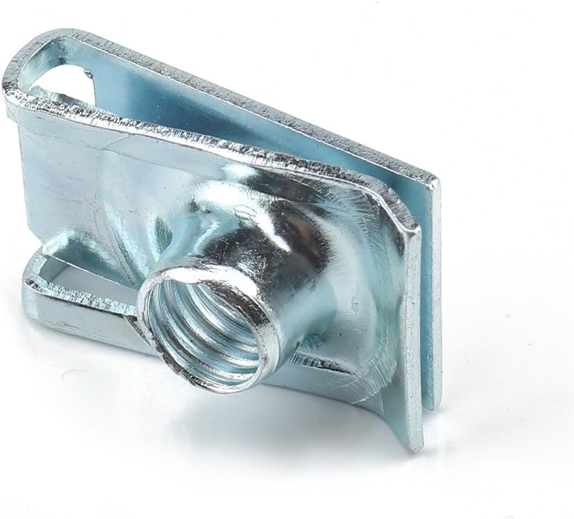 Thread Clip Nut Set M4 M5 M6 M8 Stainless Steel Tin Nut Snap Nut U Type Thread Tin Nut Set for Interior Automotive