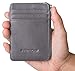 RFID Blocking Secure Minimalist Mini Wallet & RFID Sleeve Genuine Leather Front Pocket Wallet