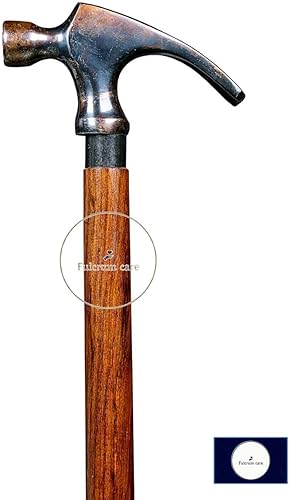 Miniatura 2 de Bastones de martillo de madera para hombres y mujeres, bastones plegables de lujo, regalo ideal para madres, padres, personas mayores