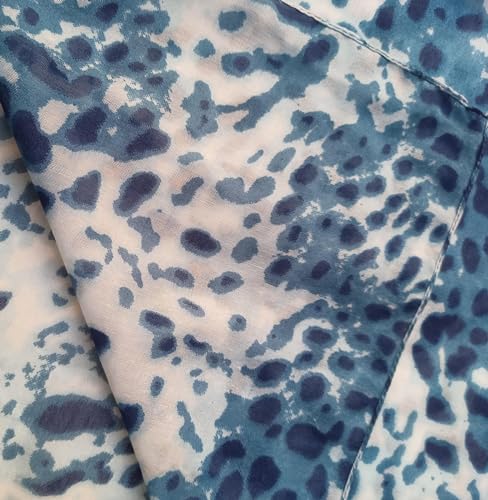 Fabtone Elegant Women's Scarf - Tiger Print Stylish Multi Soft Poly Cotton Stole for Girls Summer - 70 x 180 cms2