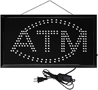 Vista 3 de Boshen Letrero LED de cajero automático para negocios, pantalla LED, tablero de anuncios de movimiento animado con interruptor intermitente y modo