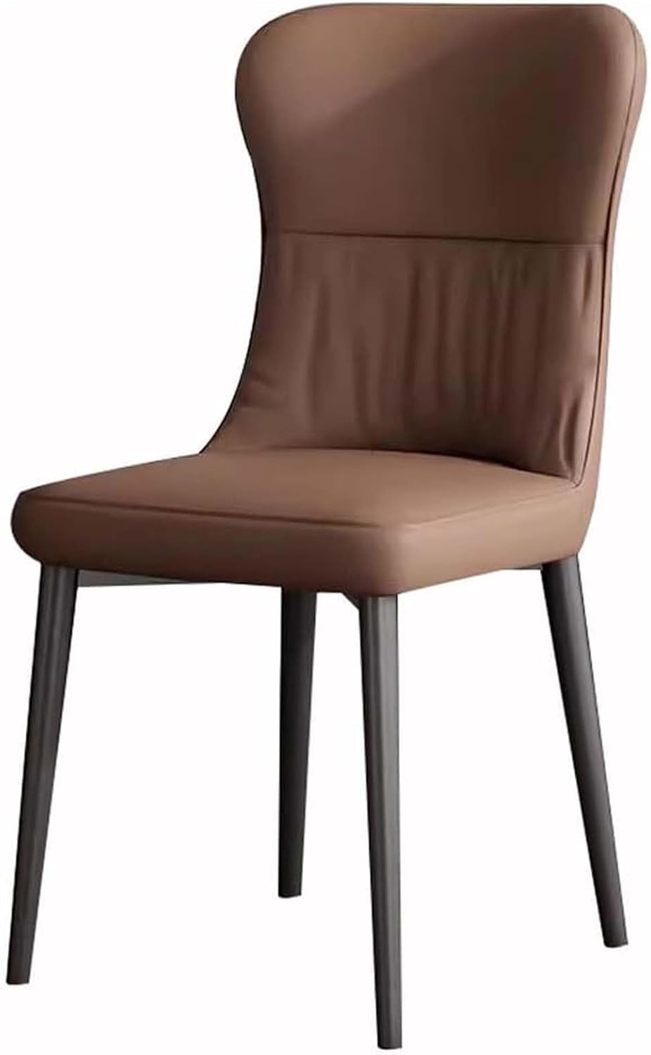 Chaise de salle à manger avec support dorsal et pieds en métal
