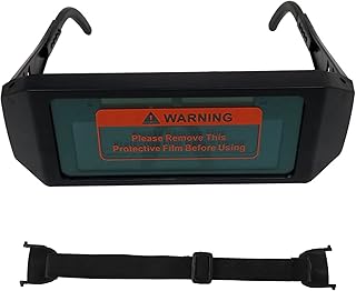 USonline911 Welding Glasses Auto Darkening Filter Goggles Safety Automatic Dimming Welder Arc, Purple Lens