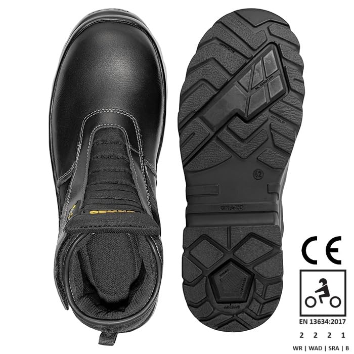 Image of ORAZO PICUS TRAIL - Water-PROOF - CE Certified - EN13634:2017 - Level 2,2,2,1 - Motorcycle Riding Boots