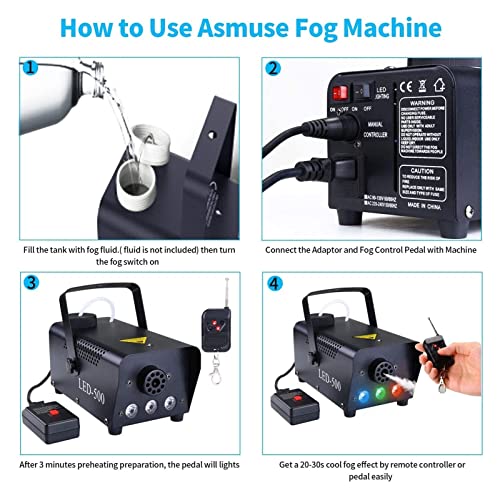 Effets de scène immersifs grâce à la machine à fumée portable avec télécommande