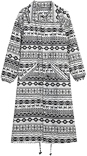 KCLONAZS Dam regnponcho lätt lång regnrock för huva aktiv utomhus vindjacka mode vandring regnkläder trenchcoats (färg: Svarta ränder, storlek: XXL)