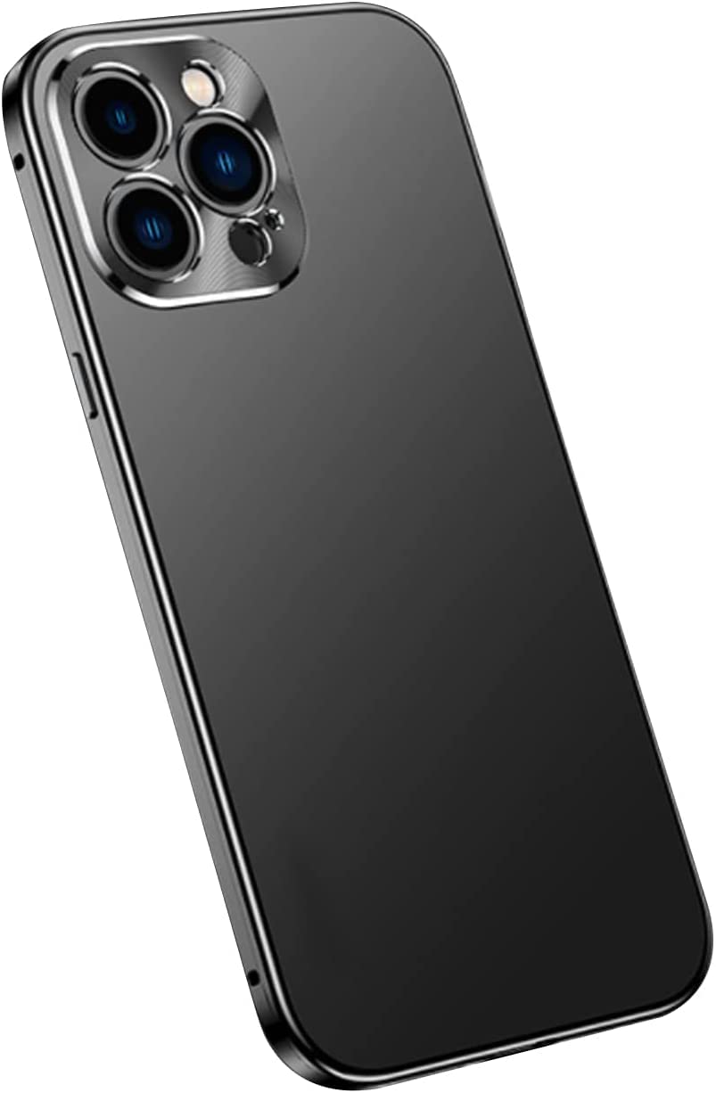 Funda de metal todo incluido para iPhone 13 Pro Max con diseño de parachoques KAVJU 8