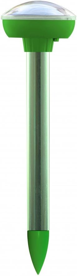 ISOTRONIC® Solar Mole Scarer, Effective Vibrasonic Deterrent against Mole, Mouse, Rat, Ant, Vole, Snake - High Frequency Outdoor Repeller - Pack of 3 Pcs.