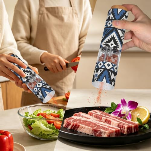 Molinillo de café a pilas para evitar el café rancio con grosor ajustable azul 7