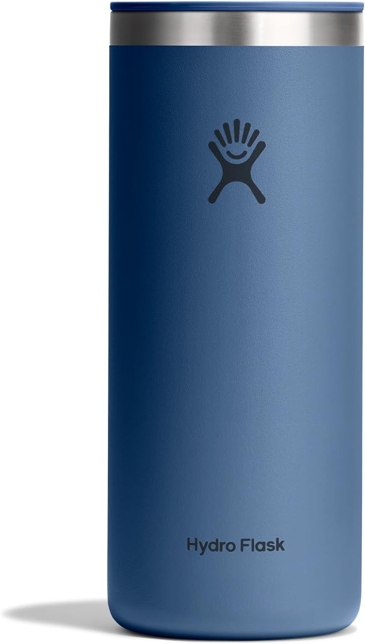 Hydro Flask Travel Coffee Cup – Insulated Stainless Steel, Non-Spill, Leak Proof To-Go Tumbler 20 Oz Harbor Blue