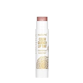 Pacifica Tinted Lip Balm - Color Quench Hydrating Flavored Pink Lip Balm -Coconut Nectar Flavor - Clear -w/ Coconut Oil & Cocoa Butter Natural Clean Beauty Vegan & Cruelty-Free Dermatologist Tested