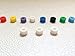 50 Pcs Small Type Dental Hygienist Silicone Instrument Color Code Rings White