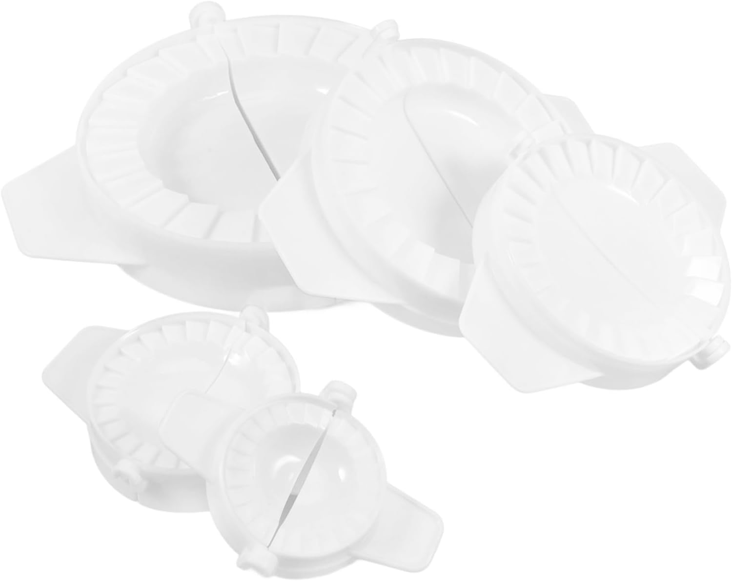 5pcs Dumpling Maker Plastic Ravioli Mold for Easy Pastry and Dumplings User-friendly Kitchen Tool for Family Gatherings and Parties