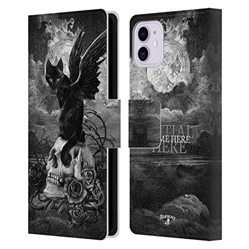Head Case Designs Licenza Ufficiale Personalizzata Personale Alchemy Gothic Paracelso Nome E Iniziali Custodia Cover in Pelle a Portagoglio Compatibile con Apple iPhone 11