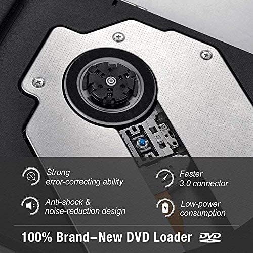 Lectora externa de CD/DVD USB 3.0 ultradelgada portátil miniatura 5
