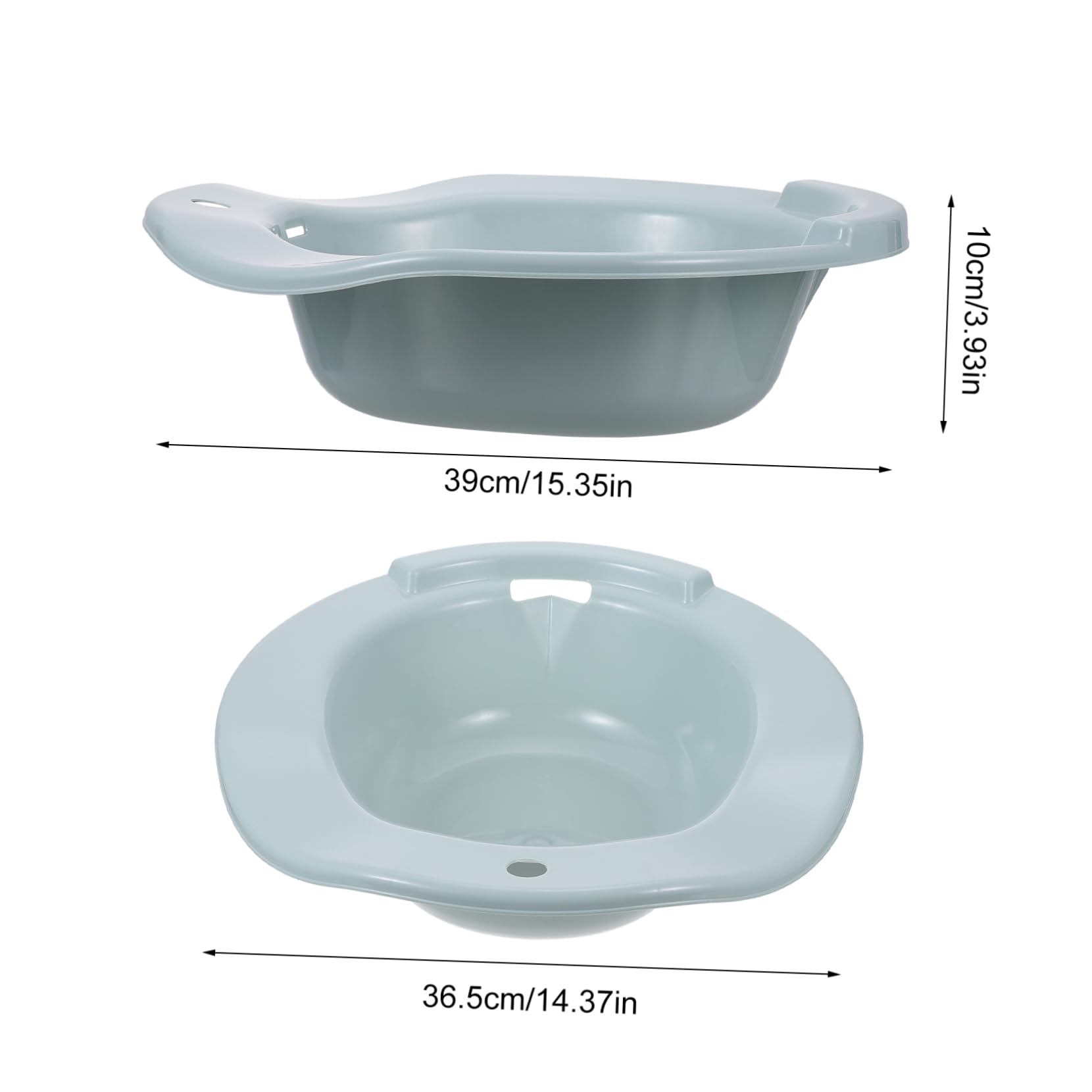 FRCOLOR Baño De Asiento Para Mujer Embarazada Azul Mango Lateral Diseño Ancho Adaptable Inodoro Cuenca Para Cuidados Postoperatorios Bidé De Remojo Higiene Personal