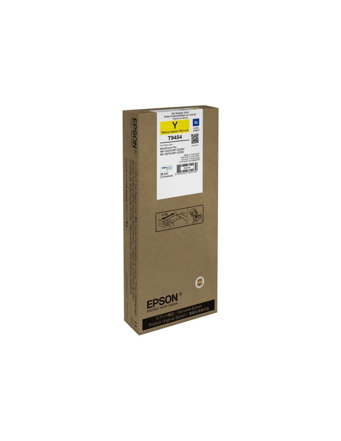 Carburante Per Stampa Yellow 37 ml 5000 Pagine - Dettaglio