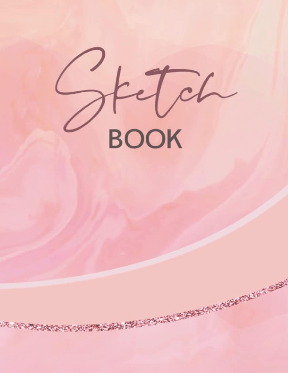 Sketch Book: Sketch Book: Large Notebook for Sketching Doodling Drawing and Writing: 109 Pages, 8.5" x 11". Marble Background Cover Sketchbook Blank Paper Drawing and Write Journal