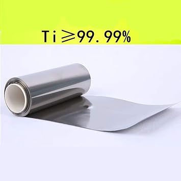 Titanium foil, high purity Titanium foil, Titanium skin, Titanium coil, Titanium strip, Titanium alloy foil for scientific research (0.011201000mm)