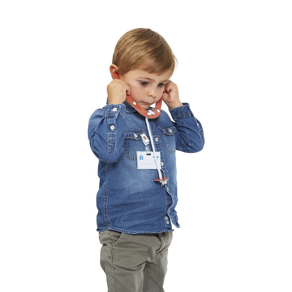 Janod - Un Jour… Le Vétérinaire - Jouet d'Imitation Métier - 40 Accessoires - Grands Personnages 65 cm - Développe l'imagination - Certifié FSC - Dès 3 Ans - J06622