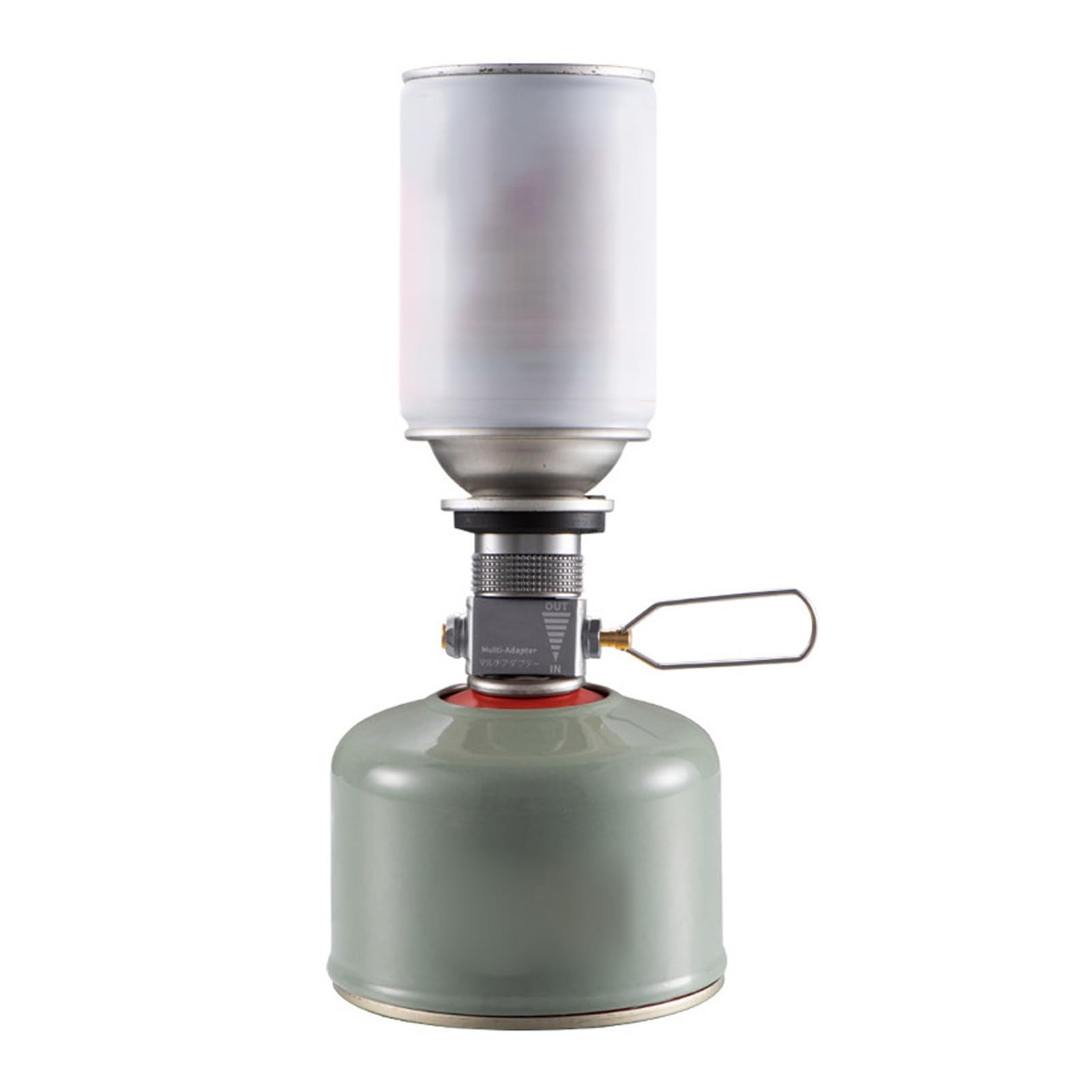 Z15 Gas Canister Refill Adapter, Adaptateur de Recharge de Gaz Portable Valve à Vent pour Camping Randonnée Pêche Activités Extérieures