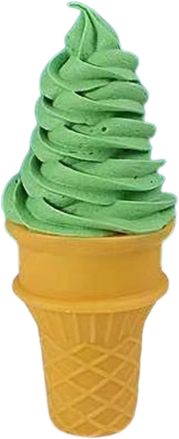 CALANDIS Fake Ice Cream Cone Food Model for Display Dessert Photo Props Desktop Decor Green | Other Home D?©cor