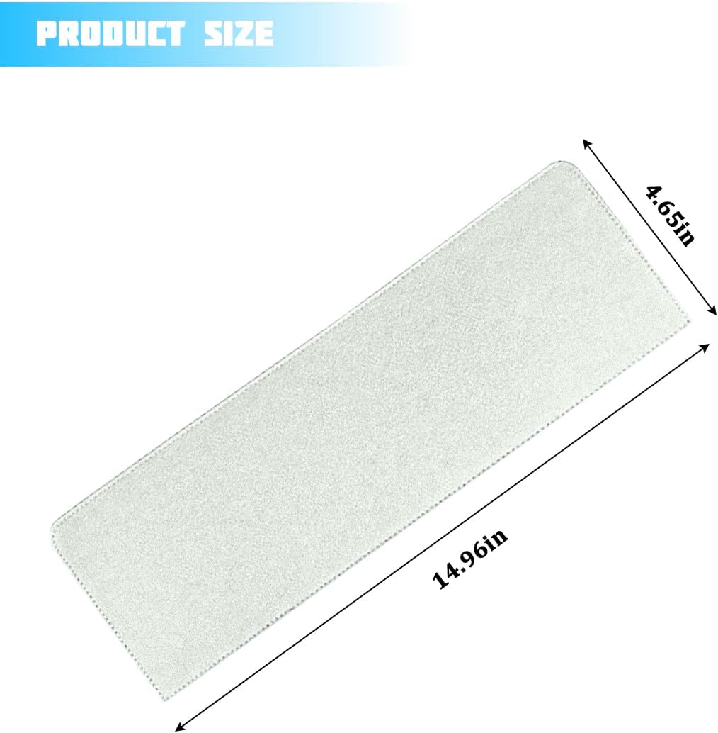 Sun Visor Extender for Car, Leather Clip-On Anti-Glare Automotive Sunvisor Extension Shade Attachment, Vehicle Sunlight Extension Blocker for Safe Driving, Universal Fit (White)