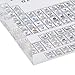 Periodic Table of Elements, Clear Acrylic Periodic Table with with Real Elements Inside, Alphabet Periodic Table for Teaching Display, Home, School, Office Decor, Gift for Student & Teacher(Large)