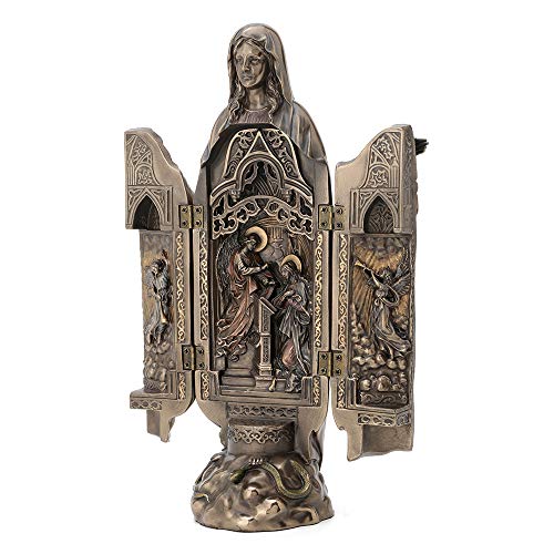 Escultura Veronese Design Lady of Grace Polyptych miniatura 6