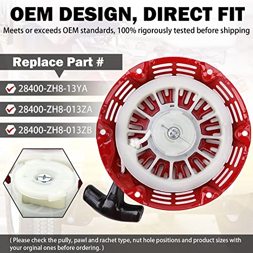 Image of Yinlowa Pull Start Recoil Starter Assembly for Honda GX120 GX160 GX200