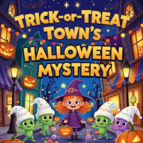 Trick-or-Treat Town’s Halloween Mystery book for kids : A Funny